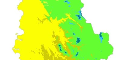 Mappa di Albania clima