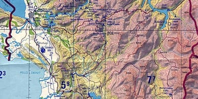 Mappa di Albania geografia