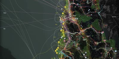Mappa albanese mappa 3d