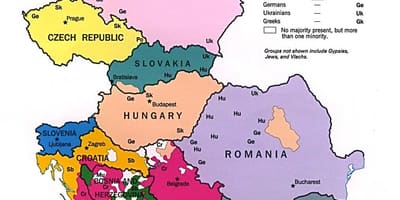 Di etnia albanese mappa