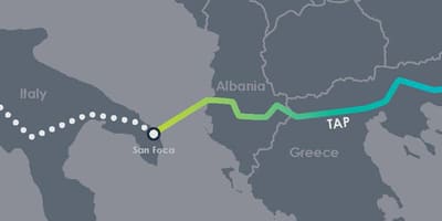 Mappa di toccare Albania
